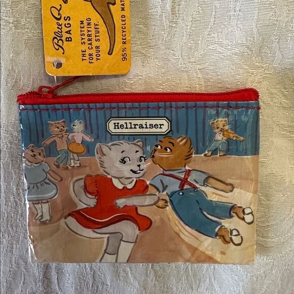 Blue Q Handbags - Blue Q Recycled Plastic Zipper Coin Purse Hellraiser